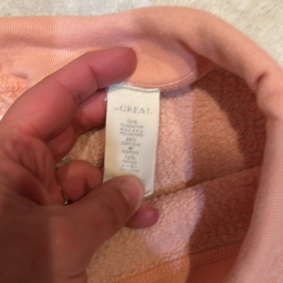 The Great Peach French Terry Fleece Joggers Sweatpants 0/XS - Picture 4 of 7